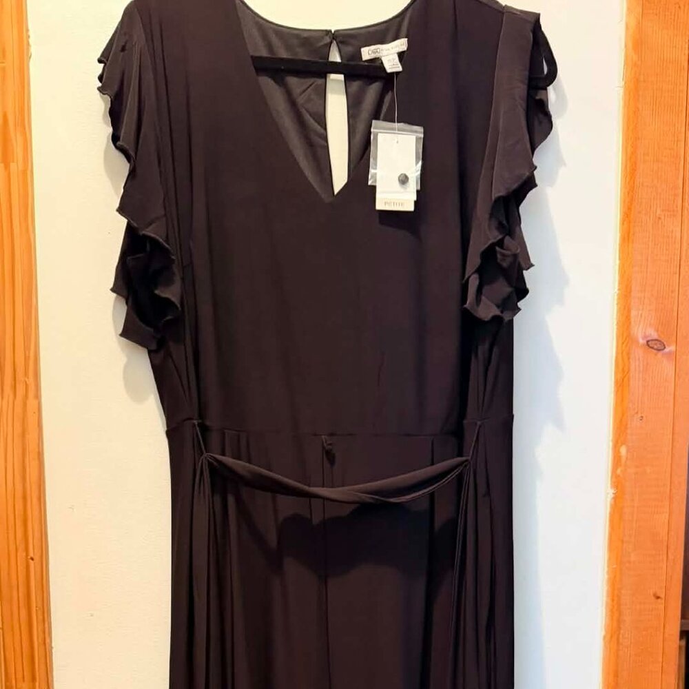Ruffle Sleeve Jumpsuit from Cato Fashions - Extra Large Petite